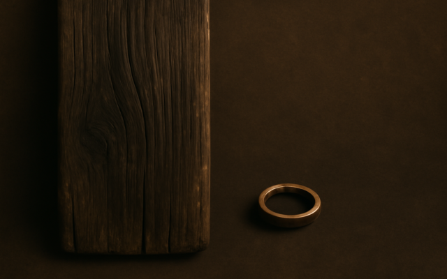 weathered timber grain dark