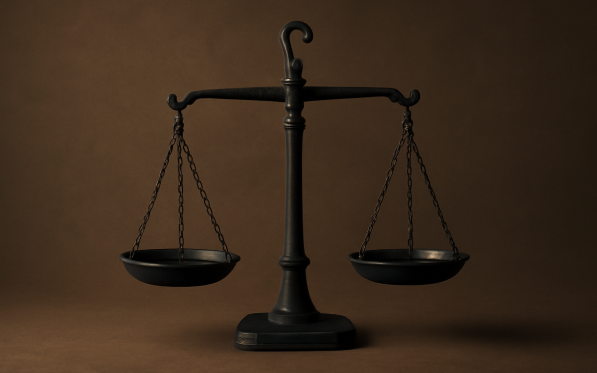 forged metal scale dark