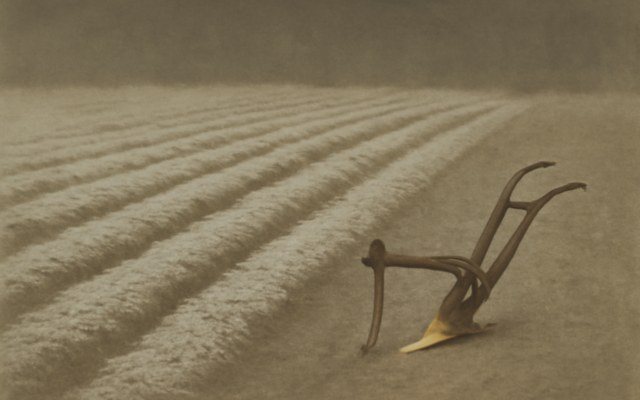 plough field frost