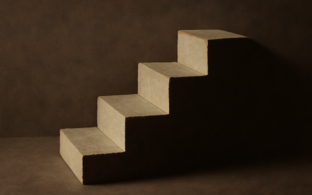 stone steps shadow