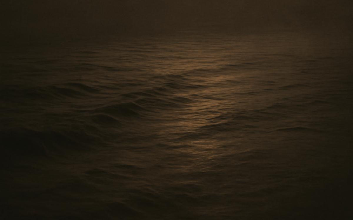 river current dusk