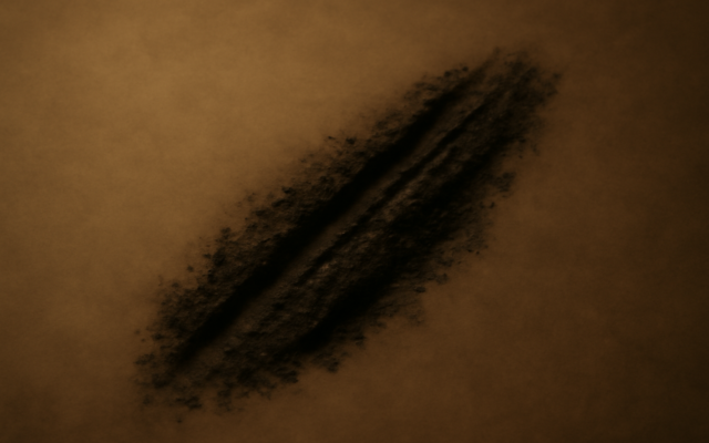 damp earth furrow matte