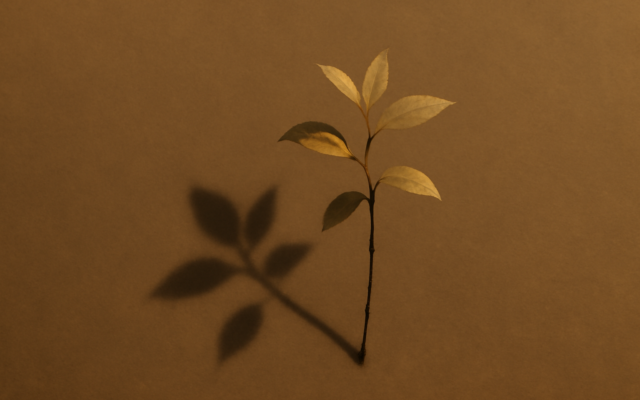 young sapling shadow matte