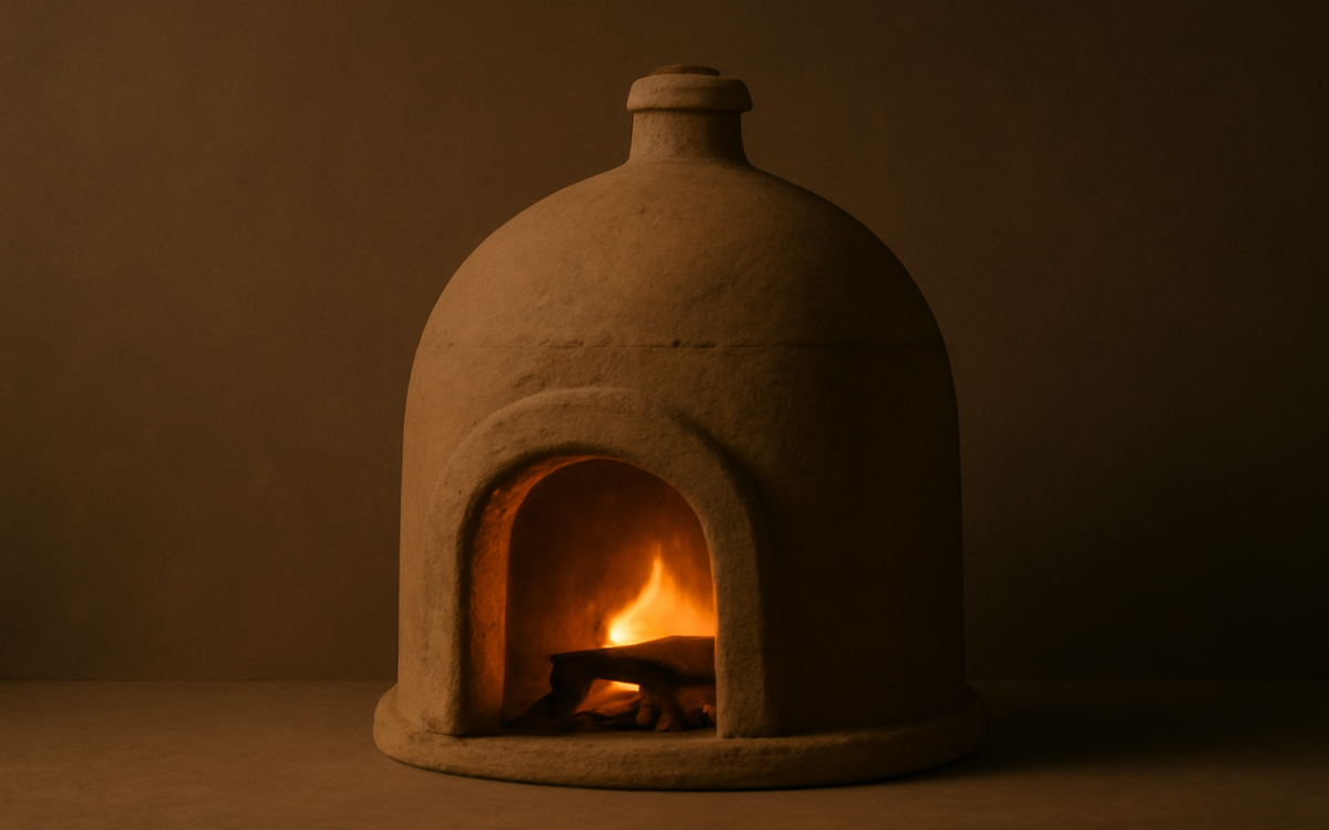 warm clay kiln