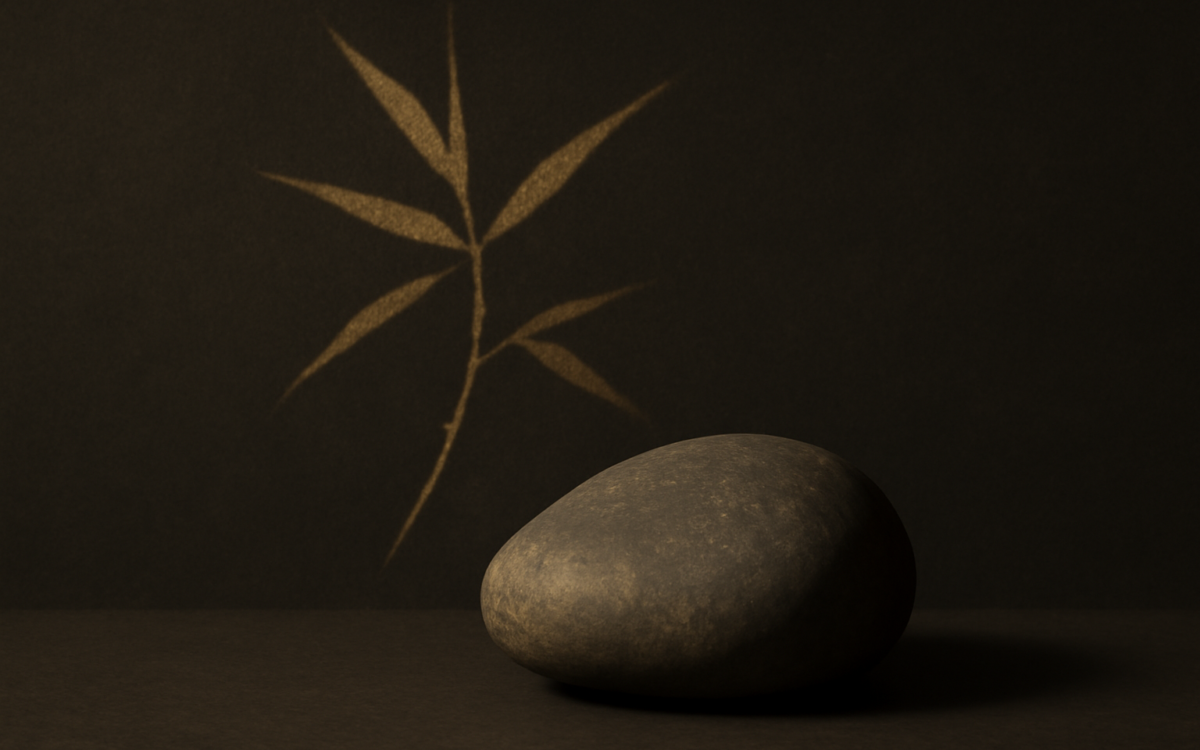 bamboo shadow stone dark