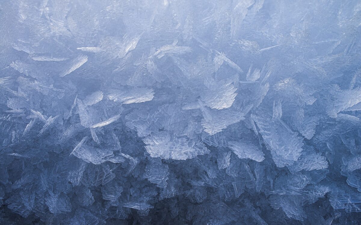 blue and white abstract painting