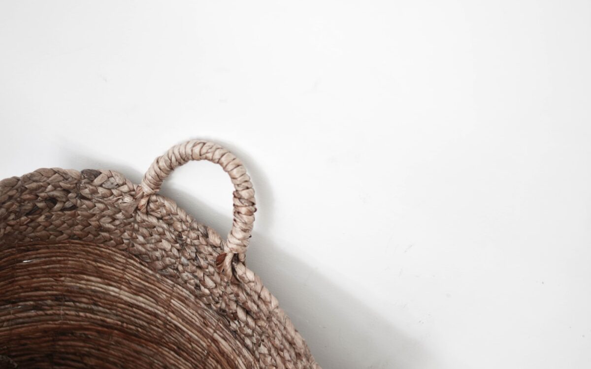 brown wicker basket