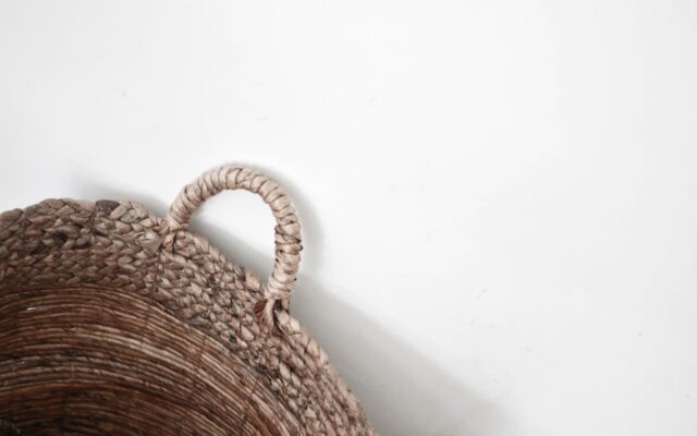 brown wicker basket