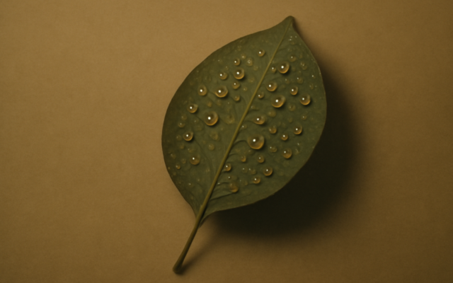 spring drizzle leaf