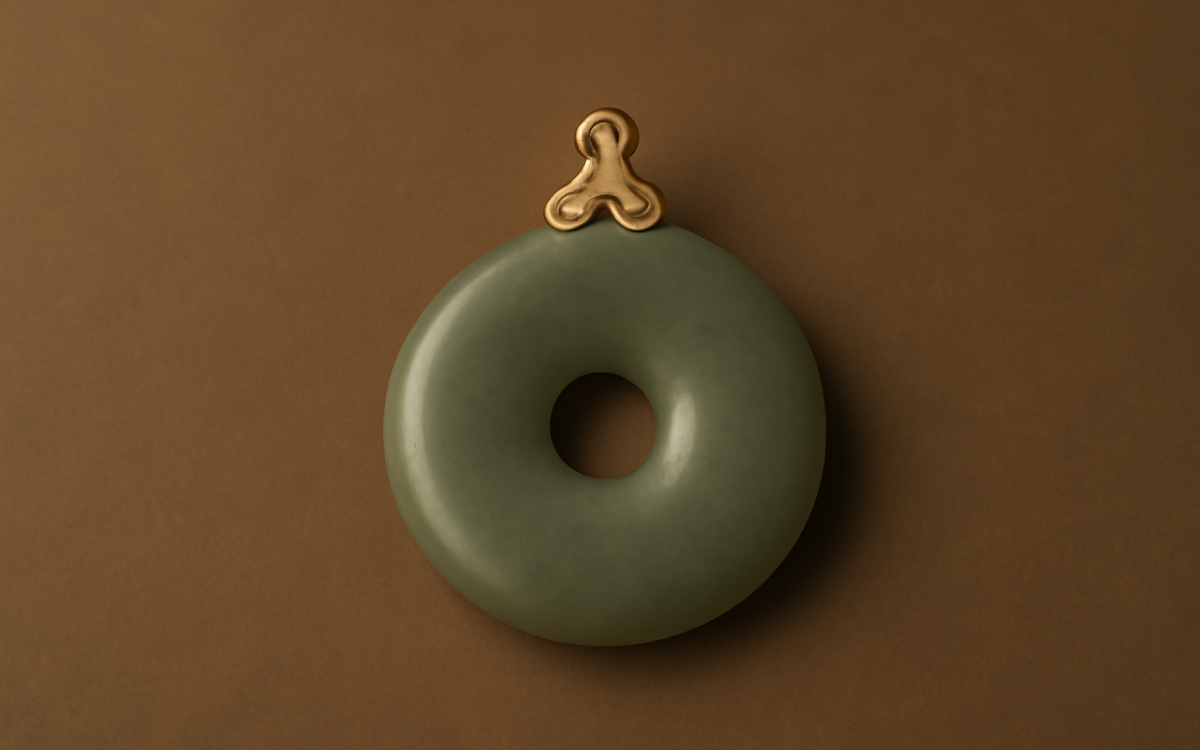 jade ornament polished