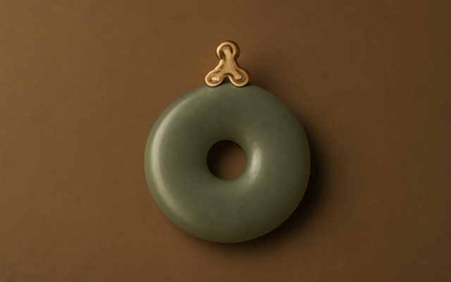 jade ornament polished