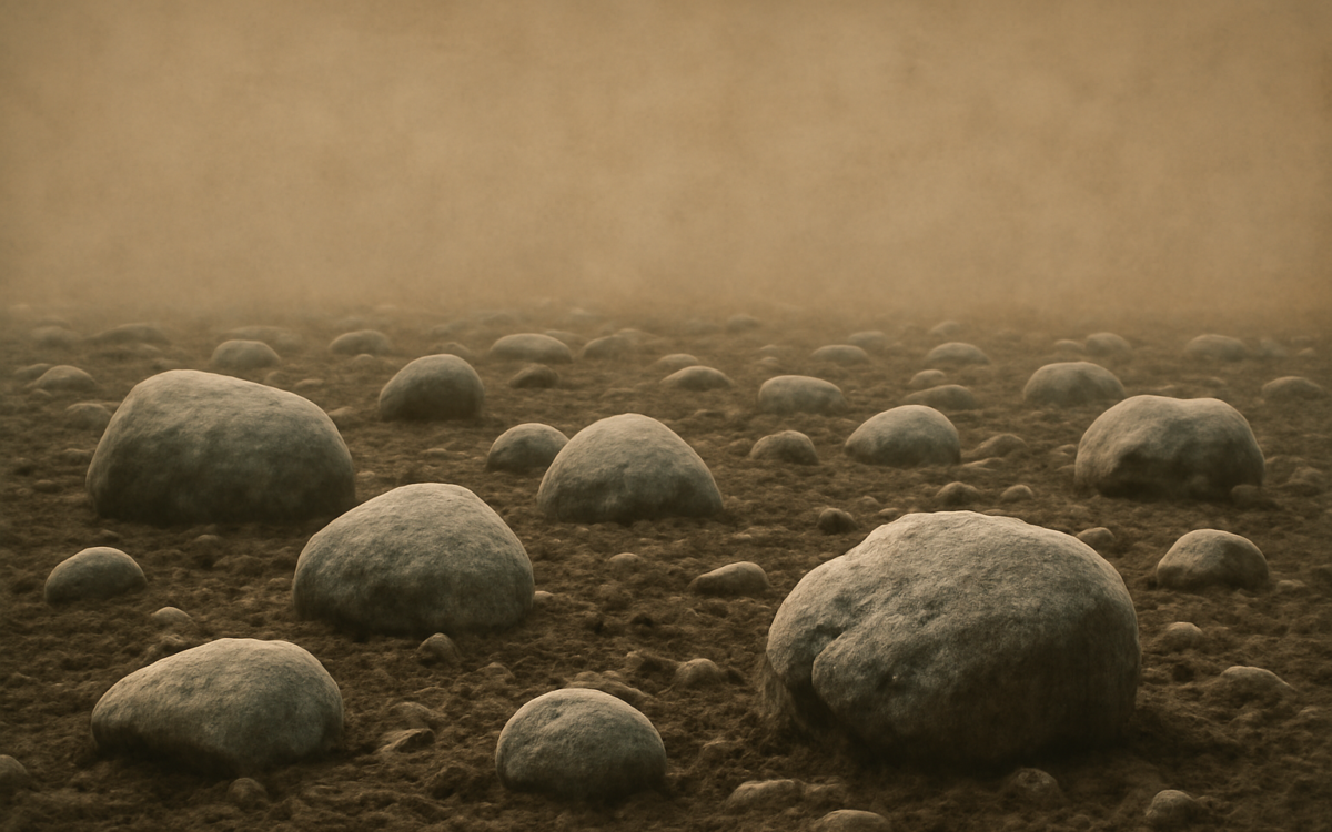 frost stone field