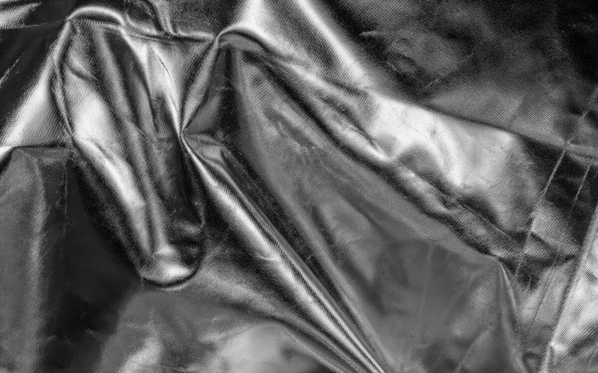 black textile on white textile