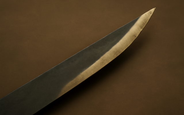 forged blade edge