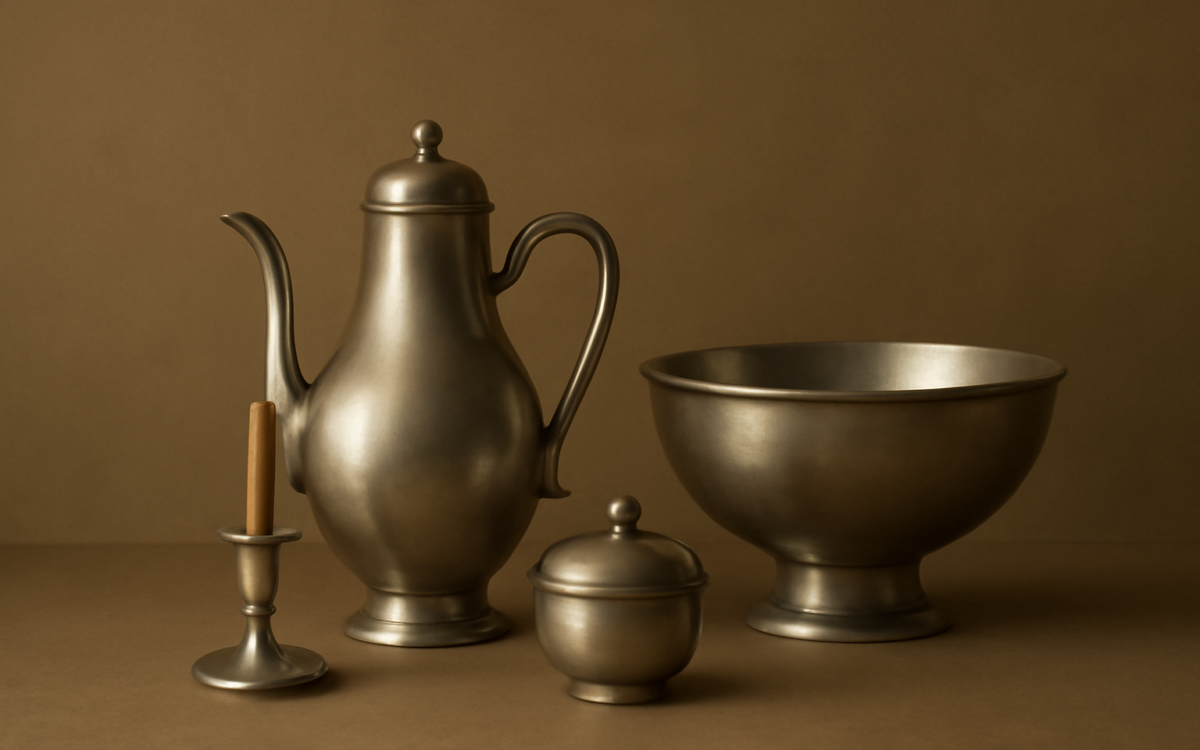 polished silver still-life