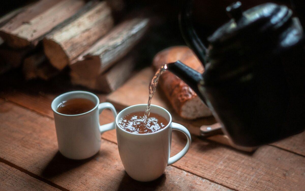 white ceramic mug with coffee