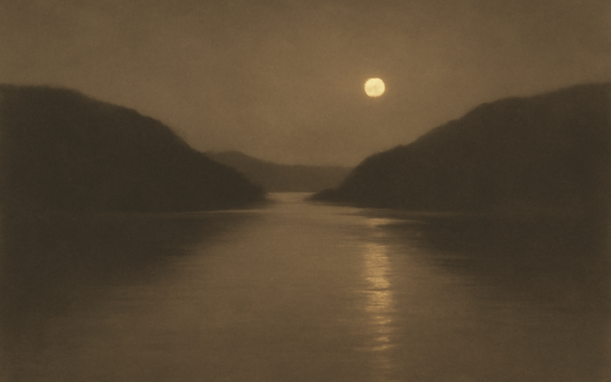 river light dusk