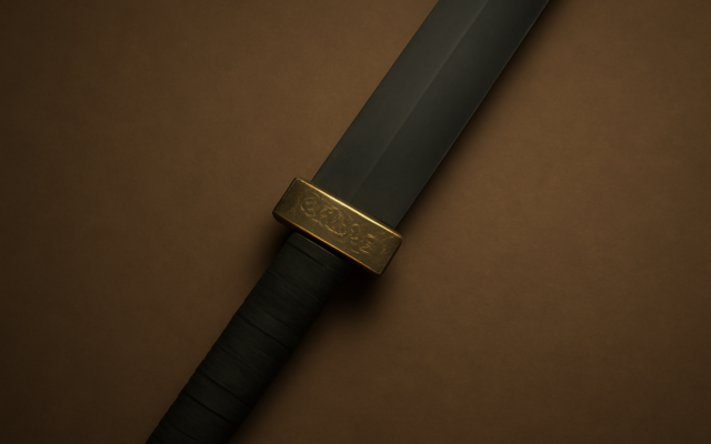 sword blade steel dark