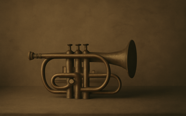 brass instrument antique