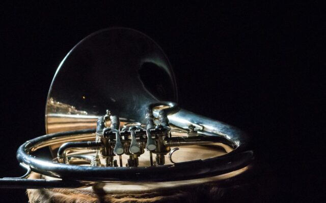 silver wind instrument