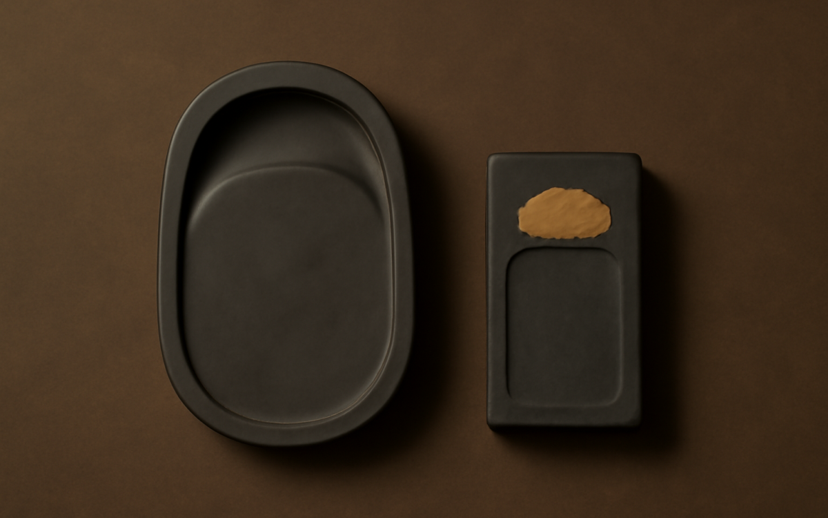 two ink stones
