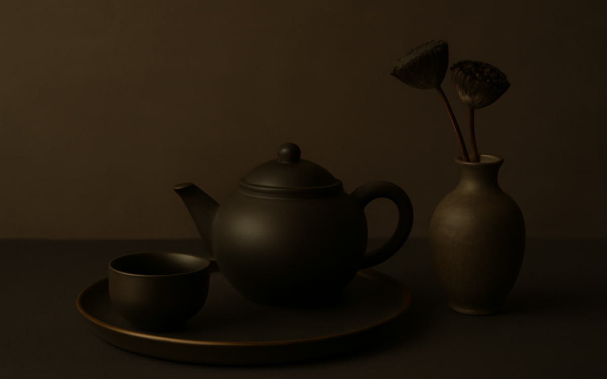 tea table ink dark