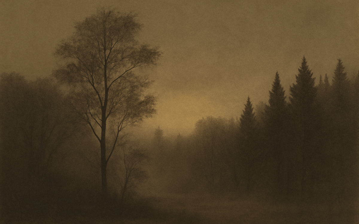 forest predawn stir