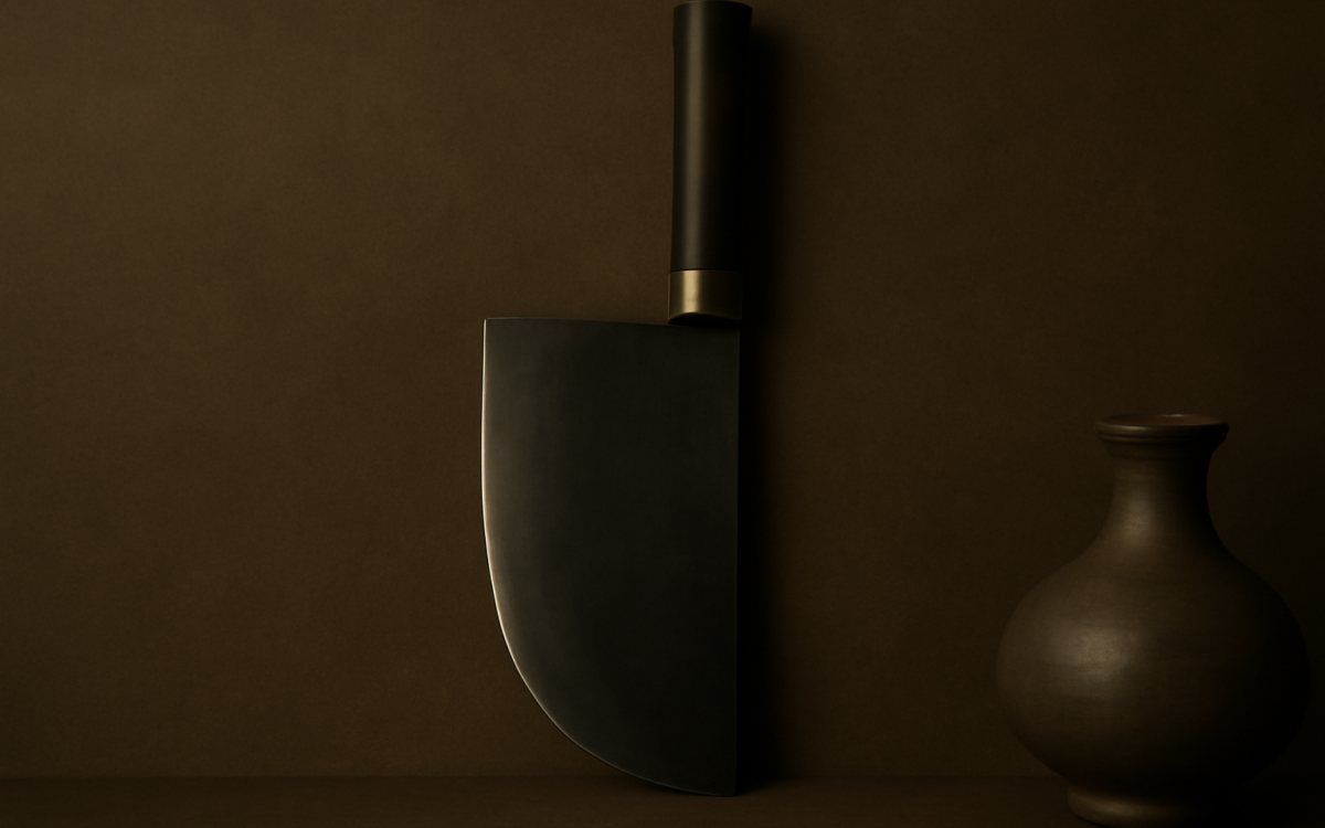 polished blade dark
