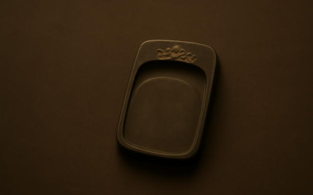 bronze inkstone dark