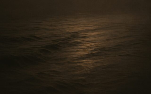 River current flowing at dusk, for the 2002 Water Horse (Ren Wu) Chinese zodiac year