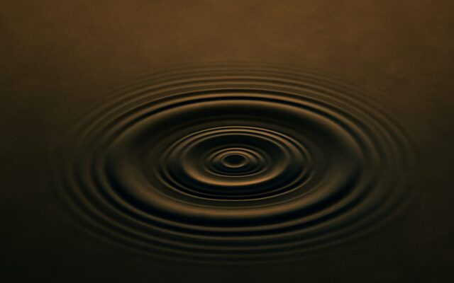 Ripples on deep water, reflecting the 2012 Water Dragon year