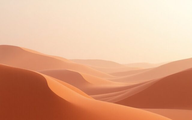 Curving ochre sandstone cliffs, evoking the Earth element of the Earth Dragon year