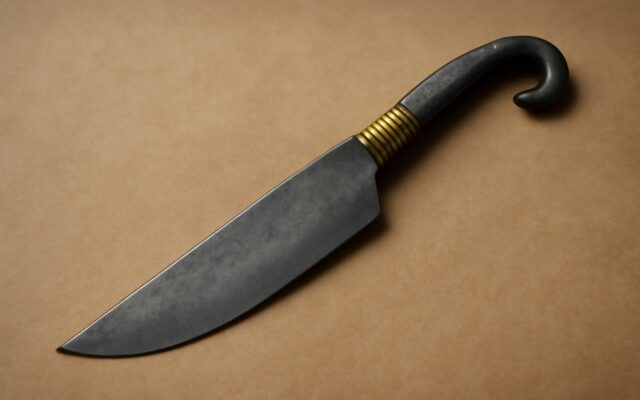 Cold forged blade, reflecting the Metal Rat (Geng Zi) year and its meaning