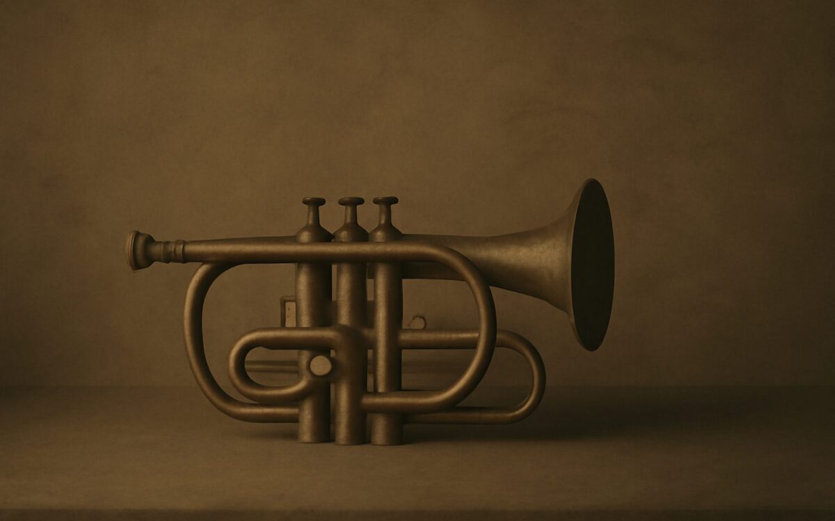 Antique brass instrument, reflecting the hidden stems of the Shen branch, the Monkey